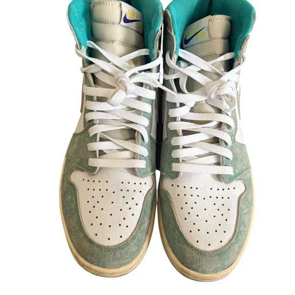 Air Jordan retro 1 turbo green mens shoes size 12 - Picture 2 of 6